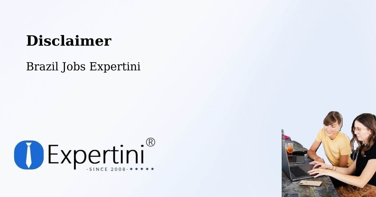 Disclaimer – Campina Do Simão - Brazil Jobs Expertini