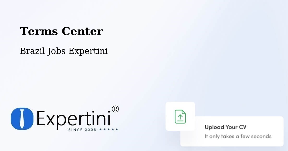 Terms of Service – Campina Do Simão - Brazil Jobs Expertini